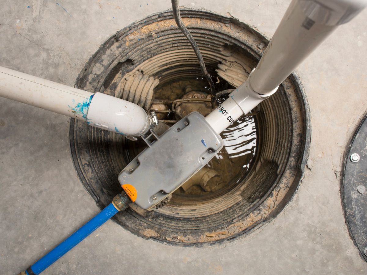 cleaning sump pump